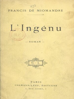 cover image of L'ingénu